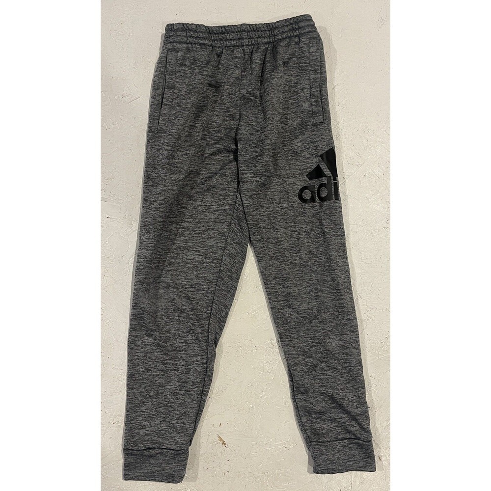 Adidas Athletic Training Pants Gray Soccer Lightweight Youth Boys‎ Medium